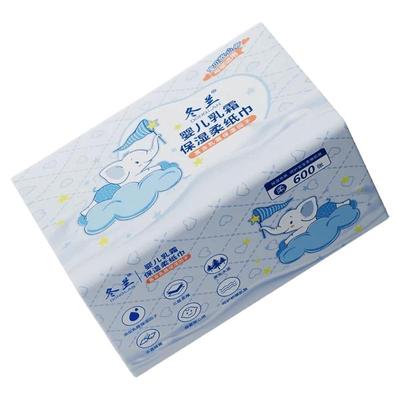 600张乳霜纸婴儿云柔巾