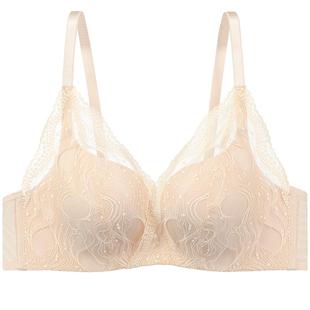 MF安莉芳文胸小胸聚拢无钢圈蕾丝内衣