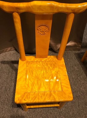 仙作仙作大小叶金丝楠木阴沉木官帽椅靠背椅家具儿童小凳子实木i.