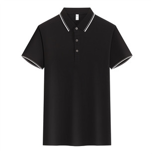 翻领POLO衫定制短袖工装男女夏季企业团建服工作服印字logo文化衫