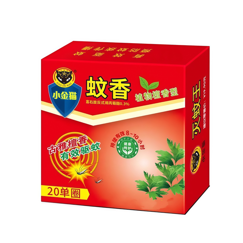 小金猫蚊香檀香植物强力驱蚊蚊子