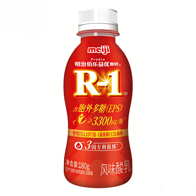 明治佰乐益优R-1风味酸乳180g