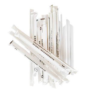 可降解吸管一次性独立包装PLA粗珍珠奶茶饮料商用食品级奶茶店