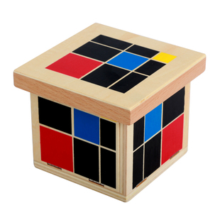 蒙氏教具蒙特梭利1-3-6岁宝宝早教益智积木玩具二项式教具三项式