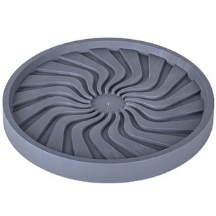 花盆托盘带轮高透气可移动盆栽底座滚轮万向轮圆形塑料盆托不卡轮