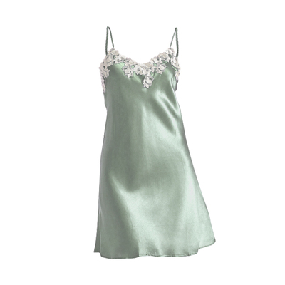 夏季LP性感显瘦100%桑蚕丝绸睡衣