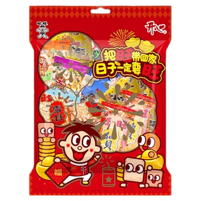 旺旺零食礼包袋18包/28包