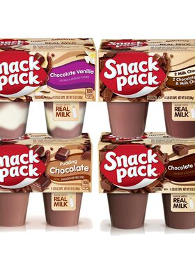 汉斯SnackPack美国布丁巧克力