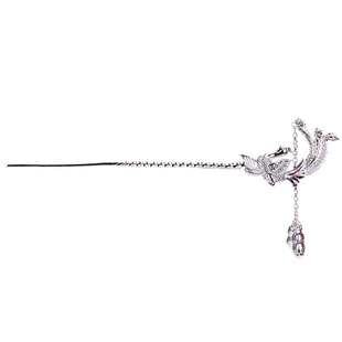 纯银发簪高级感古风实心银簪子发钗流苏步摇盘发头饰送女朋友礼物