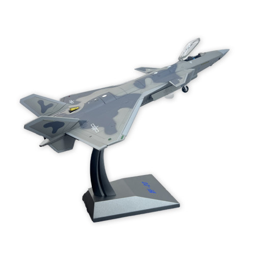 中国歼20隐形战斗机成品模型 J-20/歼20仿真飞机摆件收藏  1：48