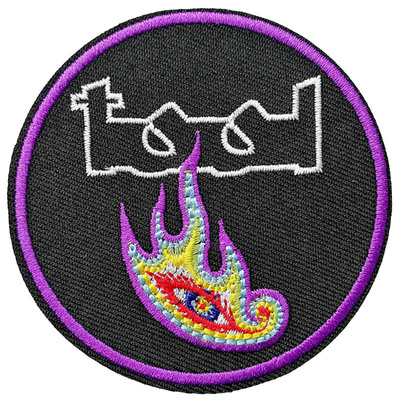 朋克摇滚金属乐队胶布刺绣徽章