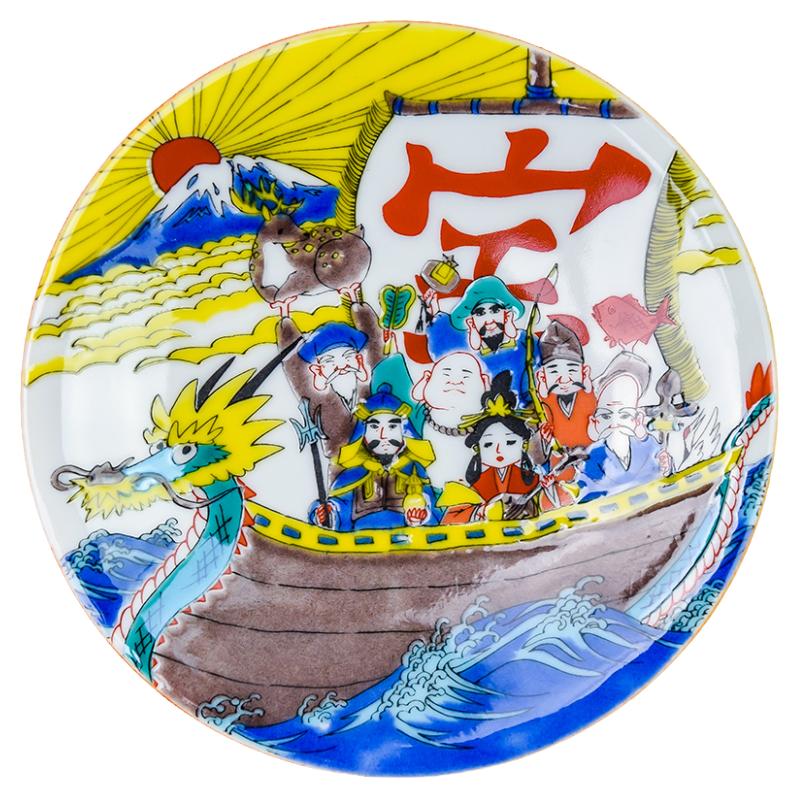 日本进口圆形卡通水果个性盘子