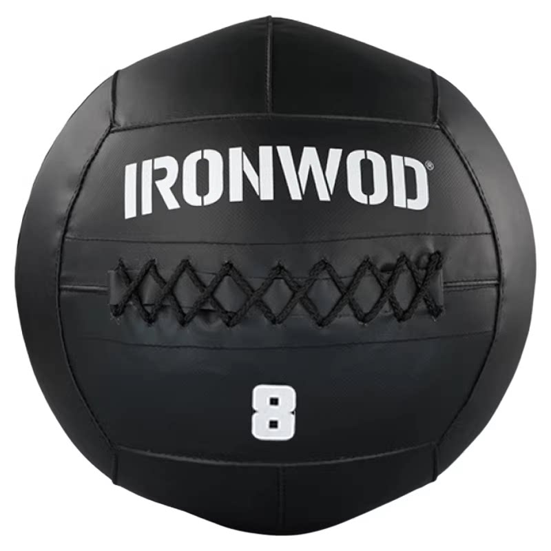 IRONWOD药球健身墙球磅值软实心球wallball重力球lb私教爆发训练