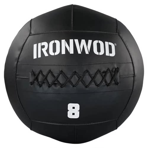 IRONWOD药球健身墙球磅值软实心球wallball重力球lb私教爆发训练