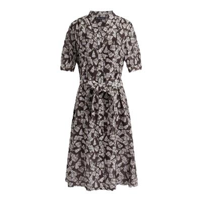 布克兄弟女士桑蚕丝修身连衣裙