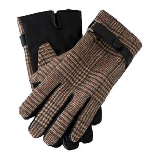 轻奢样板间衣帽间软装男士优雅女士皮革绒布手套道具展厅装饰摆件