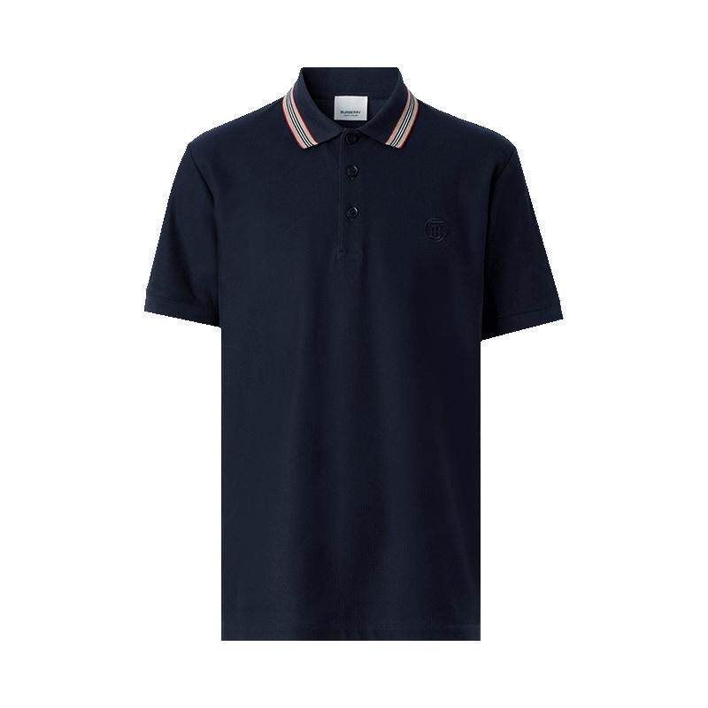 【自营】BURBERRY/博柏利男款棉质专属标识刺绣短袖POLO衫8056222