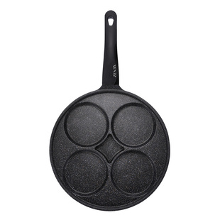 尚膳厨韩国原装云石不粘锅四格煎锅平底锅早餐锅