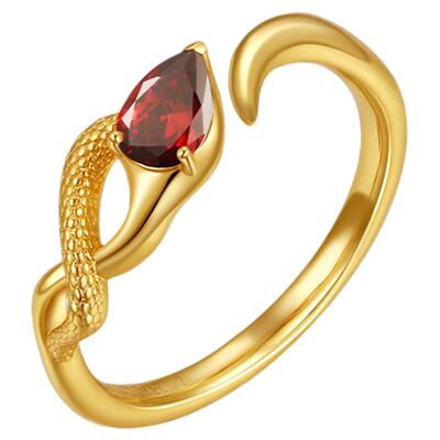 MGS/曼古银蛇舞系列开口戒指