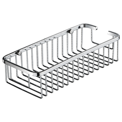 304不锈钢浴室单层网篮置物架子