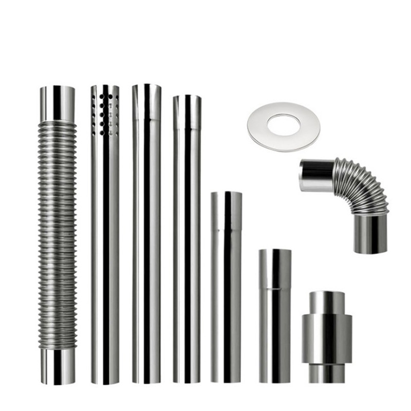 燃气热水器烟囱304不锈钢排烟管烟道5060/70/80cmm风道排气管弯头