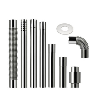 燃气热水器烟囱304不锈钢排烟管烟道5060/70/80cmm风道排气管弯头