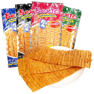 泰国进口bento拌多乐鱿鱼片手撕