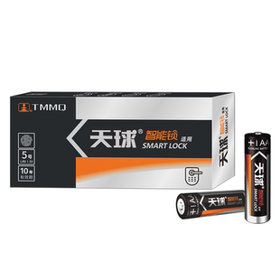 天球智能锁专用电池电子锁指纹锁密码锁防盗门智能门锁适用1.5V碱性5号电池AA大容量门锁电池五号官方正品