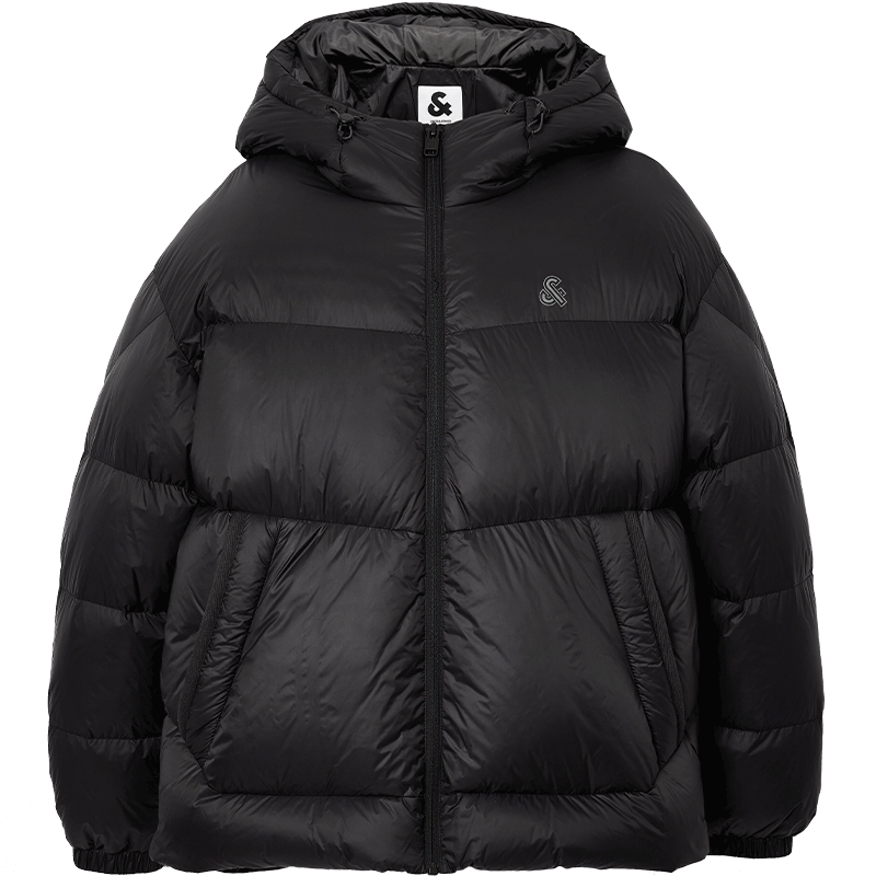 【云朵泡芙防泼水】杰克琼斯15D高蓬羽绒服男冬排骨保暖外套男装