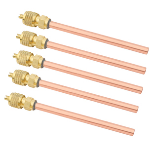 加厚纯铜冰箱单向阀加氟嘴针阀冰柜压缩机加液加氟快速接头充注阀