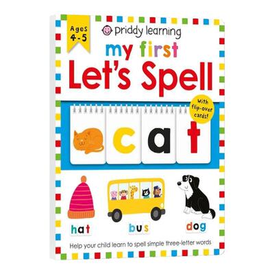 Priddy Learning My First Let's Spell 拼拼启蒙词 Roger Priddy 纸板书