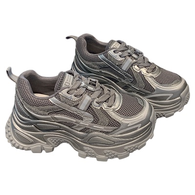 YOUNGER LURE老爹鞋2025新款爆款秋季百搭休闲运动厚底内增高女鞋