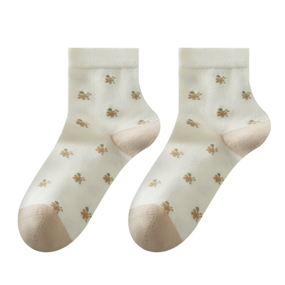 无骨袜子女抗菌消臭长绒棉袜薄款