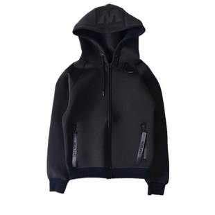 春秋新品潮牌连帽太空棉卫衣余文乐外套拉链情侣帽衫运动开衫夹克