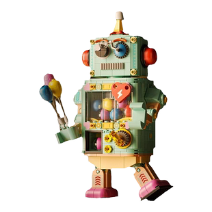 扭蛋机器人积木男生日礼物成人创意搞笑奇怪好玩具有趣新年情人节