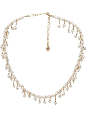 手工设计感不掉色颈链淡水珍珠