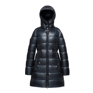 迈凯鹅中长款95%白鹅绒羽绒服修身女款2024冬季新款官方旗舰店