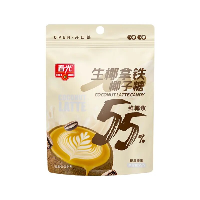 春光生椰拿铁爆浆流心椰子糖