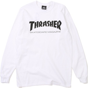 现货 潮玩艺 THRASHER 经典内搭滑板街头美版男女上衣长袖纯棉T恤