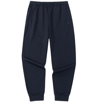 安踏加绒运动裤男保暖束脚卫裤