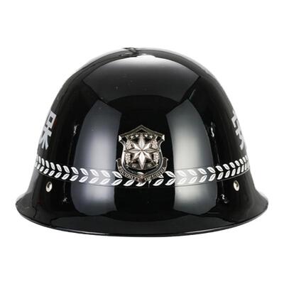 钢盔3色防爆头盔安保器材保安头盔巡逻全盔金属学校门卫防暴头盔