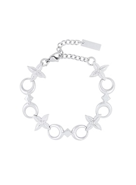 冷淡风芒星十字花月亮串珠手链