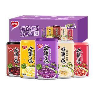 银鹭好粥道八宝粥黑米五谷杂粮粥12罐整箱薏仁红豆椰奶燕麦速食粥