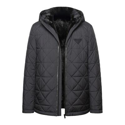 海宁男士貂皮外套派克服