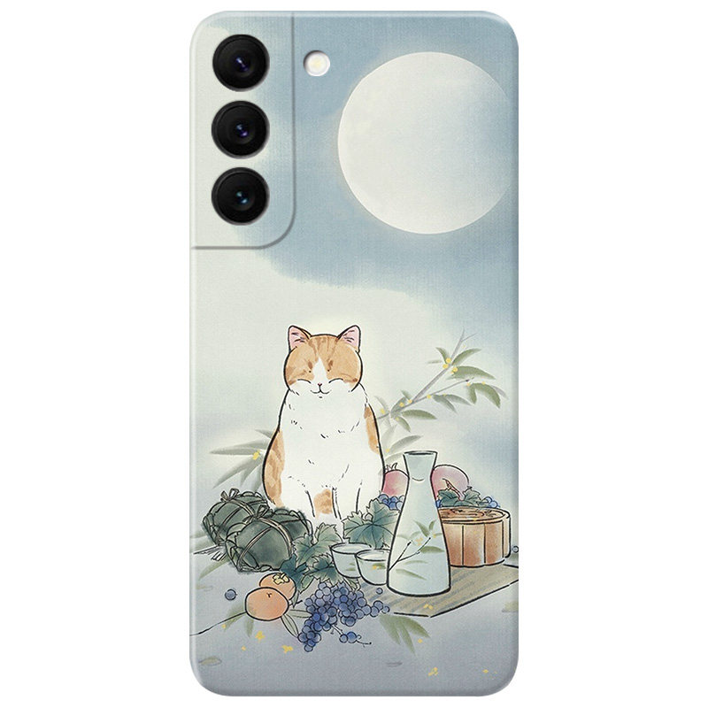 文艺小猫咪适用三星s23s22..手机