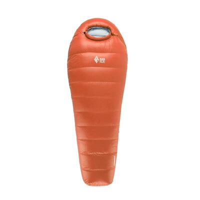 黑冰羽绒睡袋冬季加厚防寒成人木乃伊鸭绒睡袋户外B400B700B1000