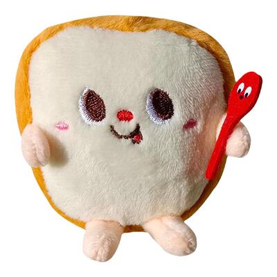 薯条汉堡挂件公仔可爱卡通毛绒玩偶ins包包女学生情侣挂饰钥匙扣