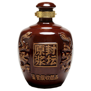 陶瓷酒瓶土陶酒坛子密封白酒酒罐1斤2斤3斤5斤10斤含陶瓷盖子锁扣