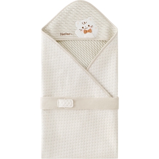 【商场同款】英氏新生婴儿抱被纯棉四季初生宝宝防惊跳包单睡袋