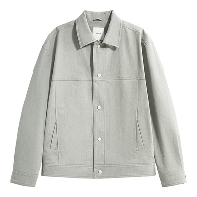 【肌理感】ZIOZIA通勤男装26年春新品小古巴翻领夹克外套TJJF1621